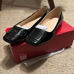 Black Patent Leather flats